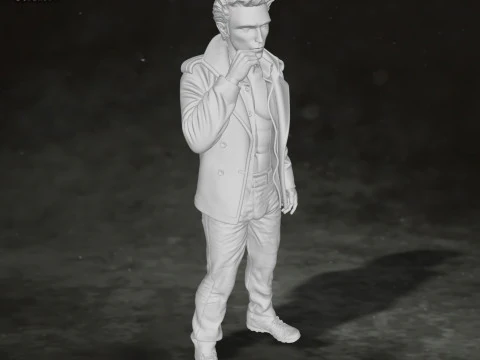 Edward Cullen Twilight Robert Pattinson Figures Custom Action 3D print model 3D Print Model
