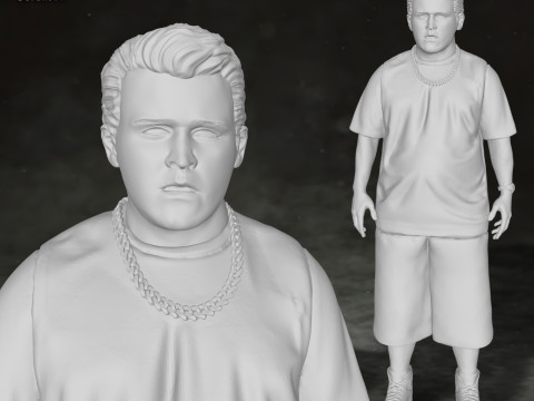 Dudley Dursley Harry Potter Action Figures Custom Action 3D print model 3Dプリントモデル