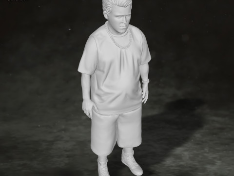 Dudley Dursley Harry Potter Action Figures Custom Action 3D print model 3D Принт Модель