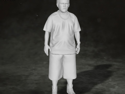 Dudley Dursley Harry Potter Action Figures Custom Action 3D print model 3D Принт Модель