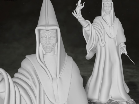 Death Eaters Harry Potter Action Figures Custom Action 3D print model 3D प्रिंट मॉडल