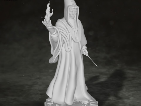 Death Eaters Harry Potter Action Figures Custom Action 3D print model 3Dプリントモデル
