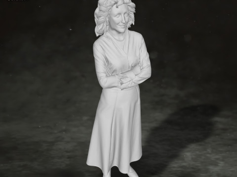 Petunia Dursley Harry Potter Action Figures Custom Action 3D print model Modello di stampa 3D
