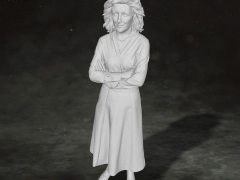 Petunia Dursley Harry Potter Action Figures Custom Action 3D print model Modello di stampa 3D