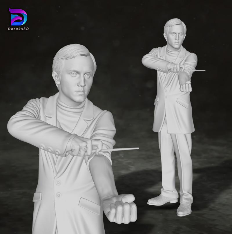 Draco Malfoy Harry Potter Action Figures Custom 3D print model 3D Принт Модель .c4d .max .obj .3ds .fbx .stl .blend