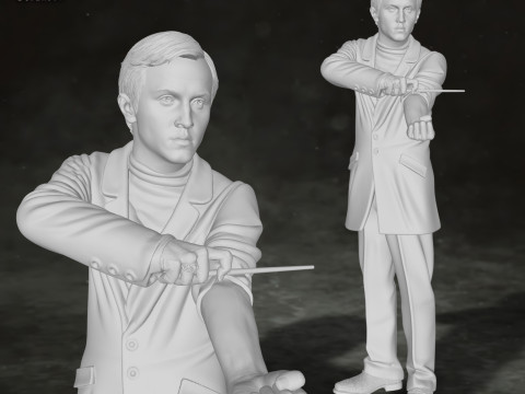 Draco Malfoy Harry Potter Action Figures Custom 3D print model 3D Принт Модель