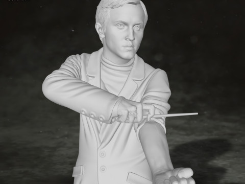 Draco Malfoy Harry Potter Action Figures Custom 3D print model 3D Принт Модель