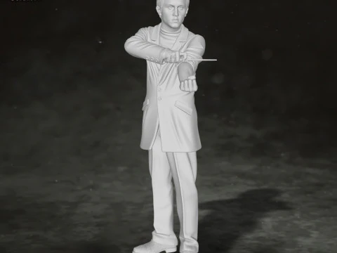 Draco Malfoy Harry Potter Action Figures Custom 3D print model 3D Print Model