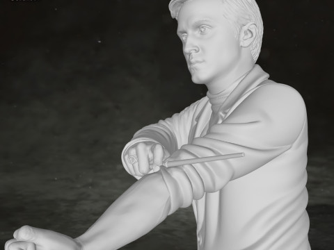 Draco Malfoy Harry Potter Action Figures Custom 3D print model 3D Принт Модель