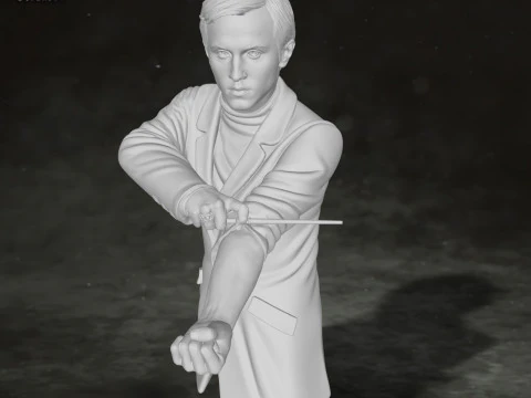 Draco Malfoy Harry Potter Action Figures Custom 3D print model 3D Print Model