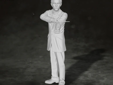 Draco Malfoy Harry Potter Action Figures Custom 3D print model 3D Print Model