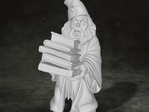 Filius Flitwick 教授哈利波特定制 3D 打印模型 3D 打印模型 3D 打印模型