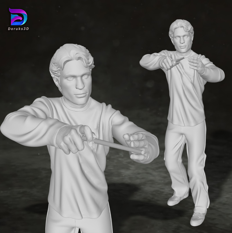 Cedric Diggory Harry Potter Robert Pattinson Actionfigur 3D-Druckmodell 3D Druckmodell .c4d .max .obj .3ds .fbx .stl .blend 