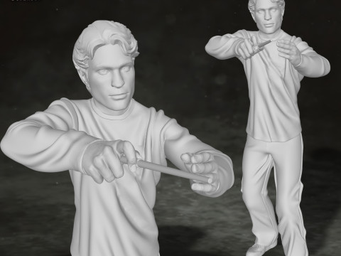 Седрік Діґорі, Гаррі Поттер, Роберт Паттінсон, тривимірна друкована модель 3D Принт Модель