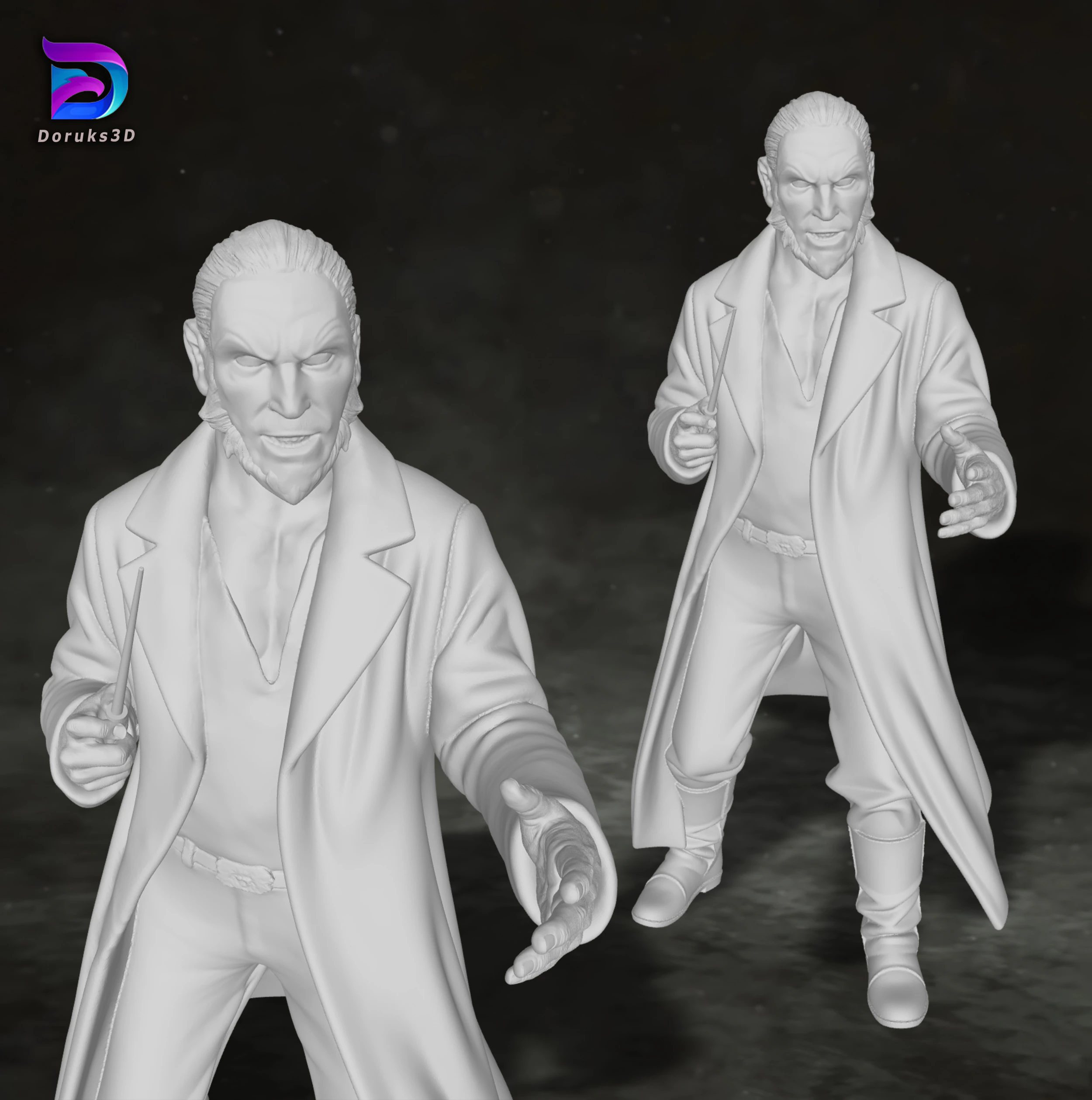 Fenrir Greyback Harry Potter Action Figure Custom 3D Print Model 3D print model 3D Print Model .c4d .max .obj .3ds .fbx .stl .blend 