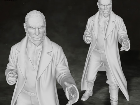 Fenrir Greyback Harry Potter Action Figure Model Cetak 3D Kustom Model cetak 3D Model Cetak 3D