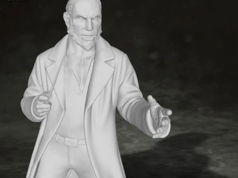 Fenrir Greyback Harry Potter Action Figure Custom 3D Print Model 3D print model 3D Print Model