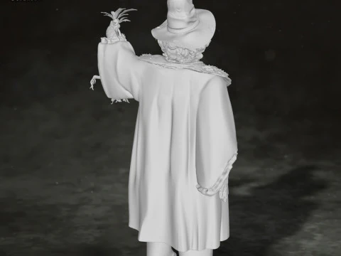 Pomona Sprout Harry Potter Action Figure Custom 3D Print Model 3D Print Model