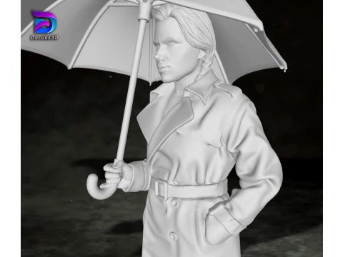 Scarlett Johansson Black Widow Action Figures Custom 3D print model 3D Print Model
