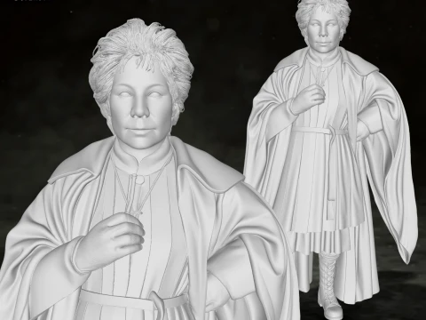 Harry Potter Madame Rolanda Hooch Action Figures Custom 3D print model 3D Print Model