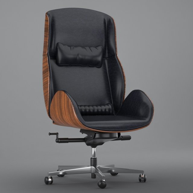 luxter modeling-vaghi executive armchair Modelo 3D .c4d .max .obj .3ds .fbx .stl .blend