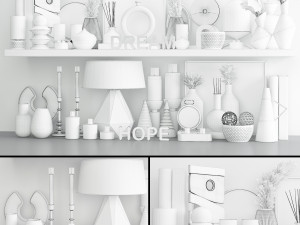 luxter modeling-decorative set vol 1 3D-Modell