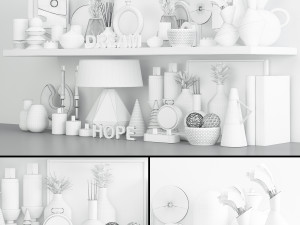 luxter modeling-decorative set vol 1 3D-Modell
