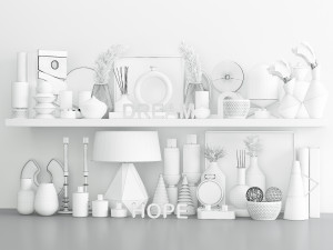 luxter modeling-decorative set vol 1 3D-Modell