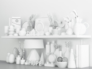luxter modeling-decorative set vol 1 3D-Modell