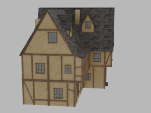 medieval house 3D Model