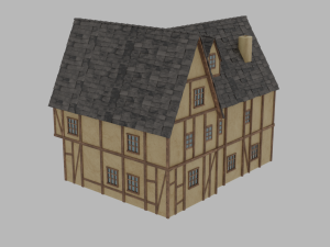 medieval house 3D Model