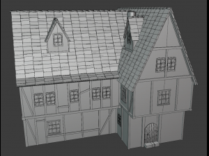 medieval house 3D Model