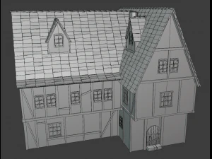 medieval house 3D Model