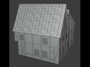 medieval house 3D Model