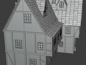 medieval house 3D Model