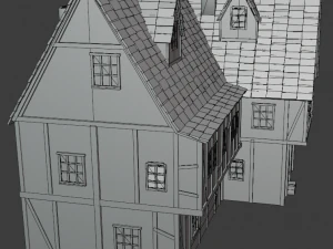 medieval house 3D Model