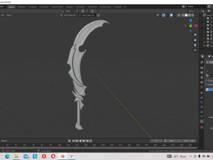 fantasy sword 3D 模型
