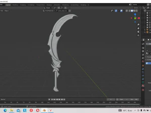 fantasy sword 3D Model