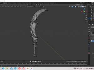 fantasy sword 3D 模型