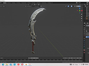 fantasy sword 3D 模型