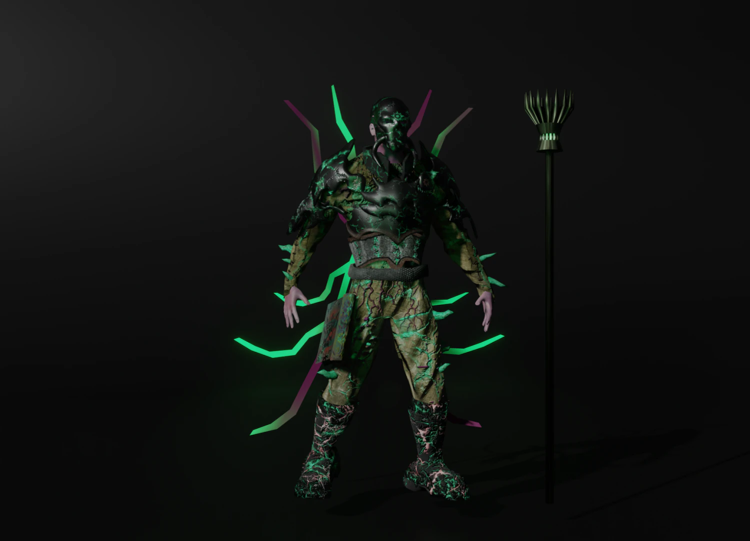 The warlock is an outcast 3D Model .c4d .max .obj .3ds .fbx .stl .blend 