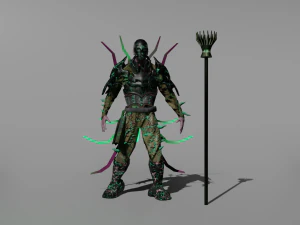 The warlock is an outcast 3D Model