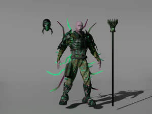 The warlock is an outcast 3D Model