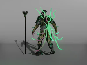 The warlock is an outcast 3D Model