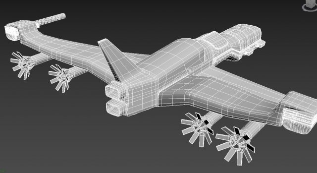 aircraft Modello 3D .c4d .max .obj .3ds .fbx .stl .blend 