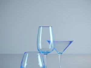 kacamata Model 3D