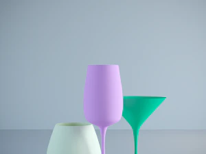 kacamata Model 3D