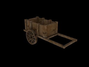 wagon 3Dモデル