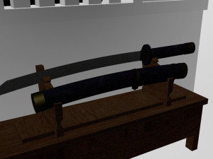 korea style saber 3D 모델