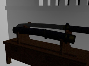 korea style saber 3D 모델